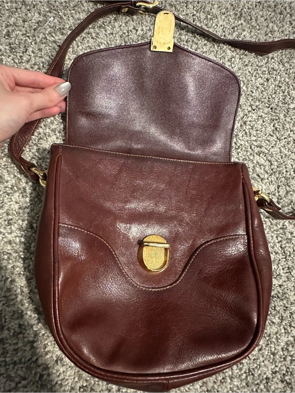Hunt Club structured burgundy